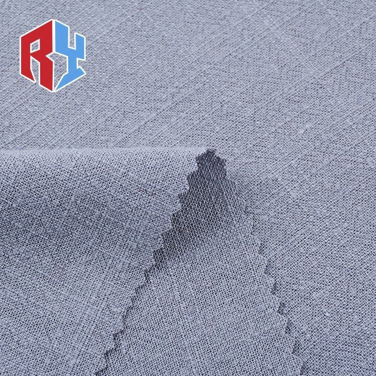 Cheap high quality fabric linen viscose fabric 85% linen 15%rayon 135gsm fabric for abaya clothes