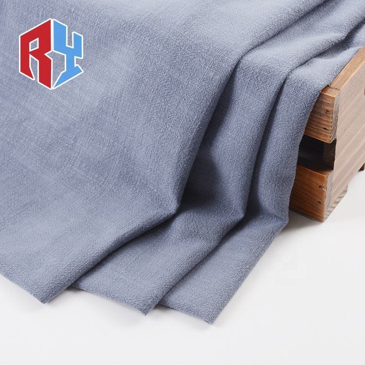Cheap high quality fabric linen viscose fabric 85% linen 15%rayon 135gsm fabric for abaya clothes