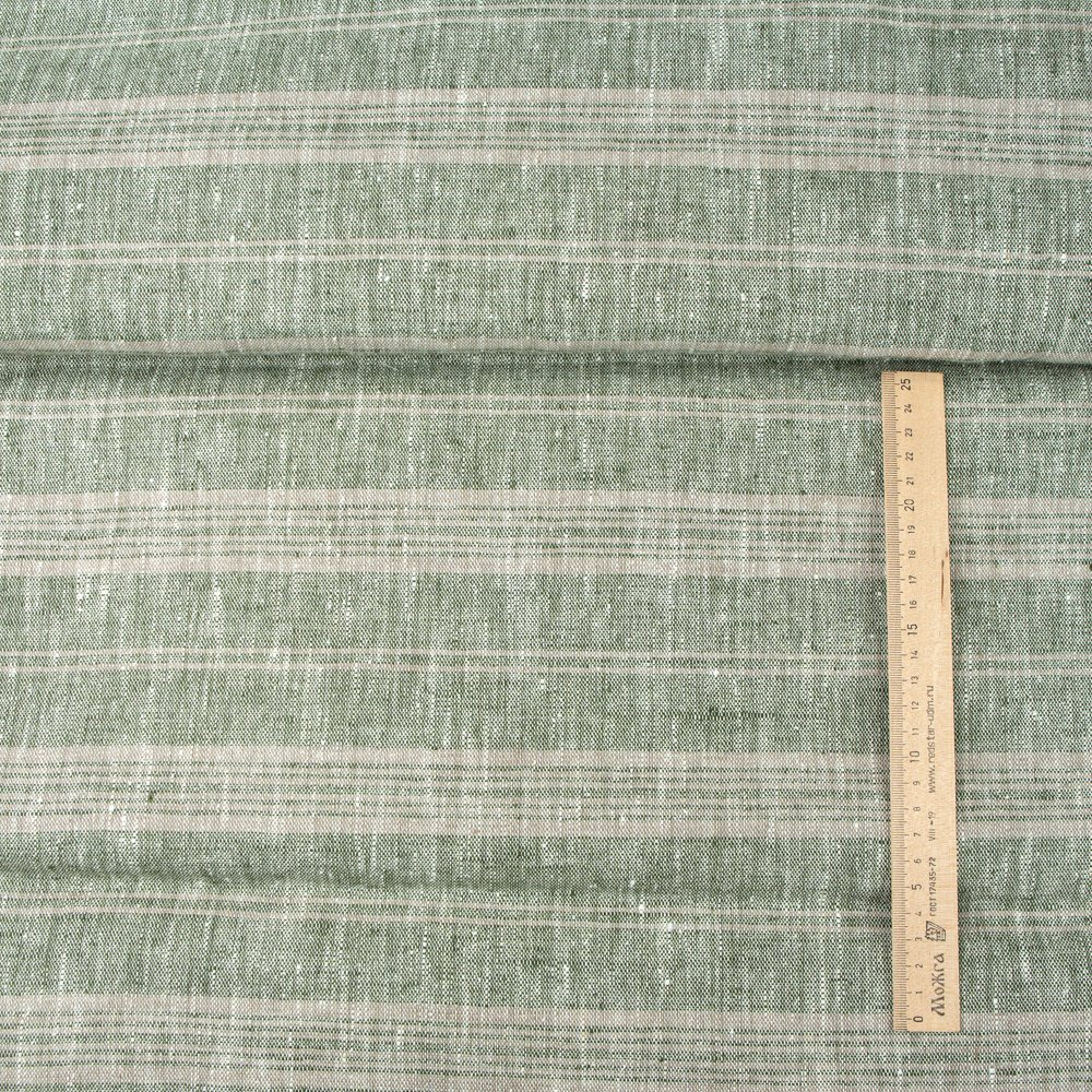Wholesale 265 GSM 100% Organic Linen Woven Yarn Dyed Fabric Roll Breathable Not Softened Dresses Upholstery Bedding Garments