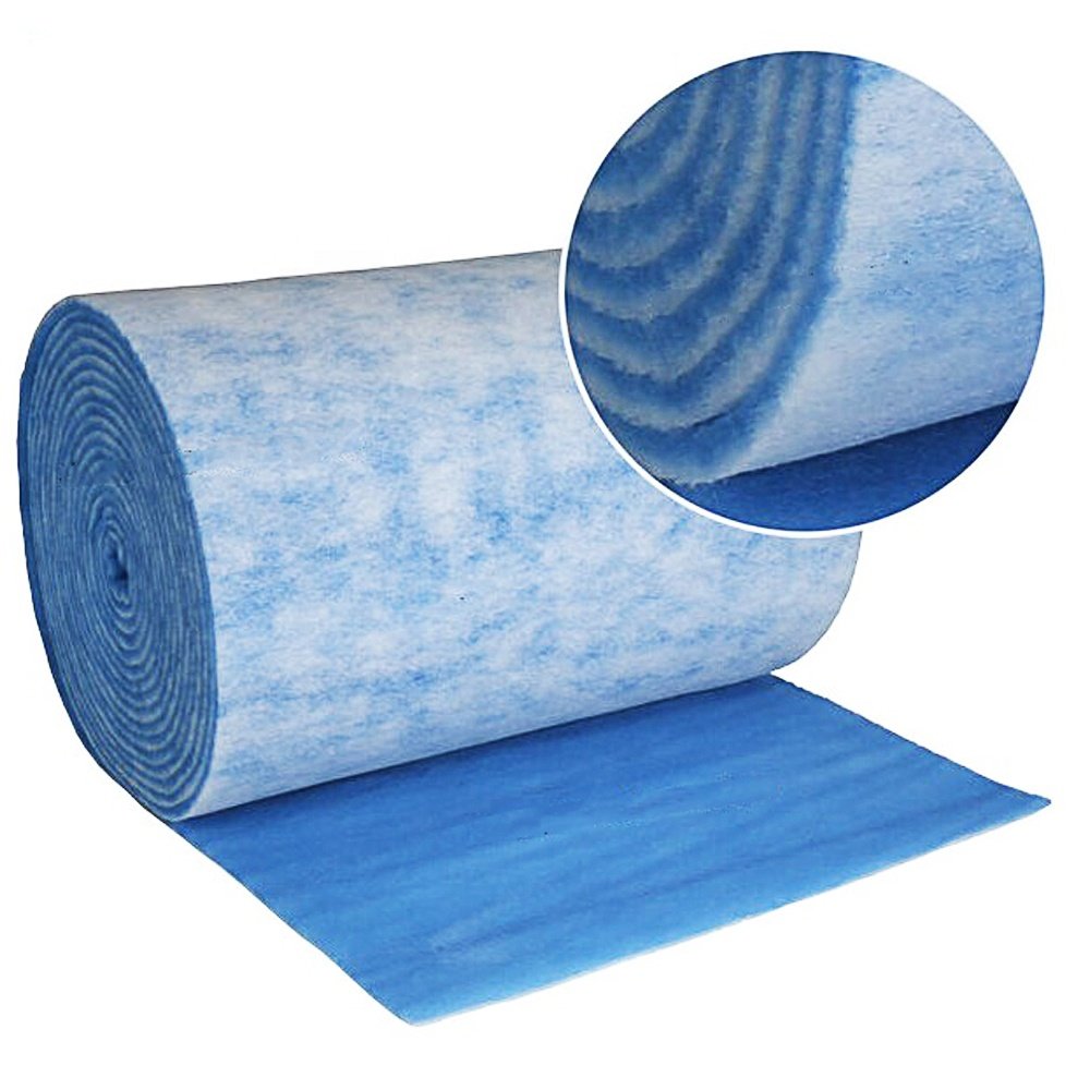 Spray booth Washable Cuttable PET polyester Synthetic filter media G2 G3 G4 F5 F6 F7 F8 F9 3m air filter cotton material