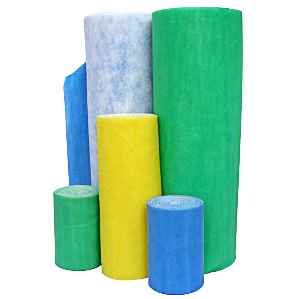 Spray booth Washable Cuttable PET polyester Synthetic filter media G2 G3 G4 F5 F6 F7 F8 F9 3m air filter cotton material