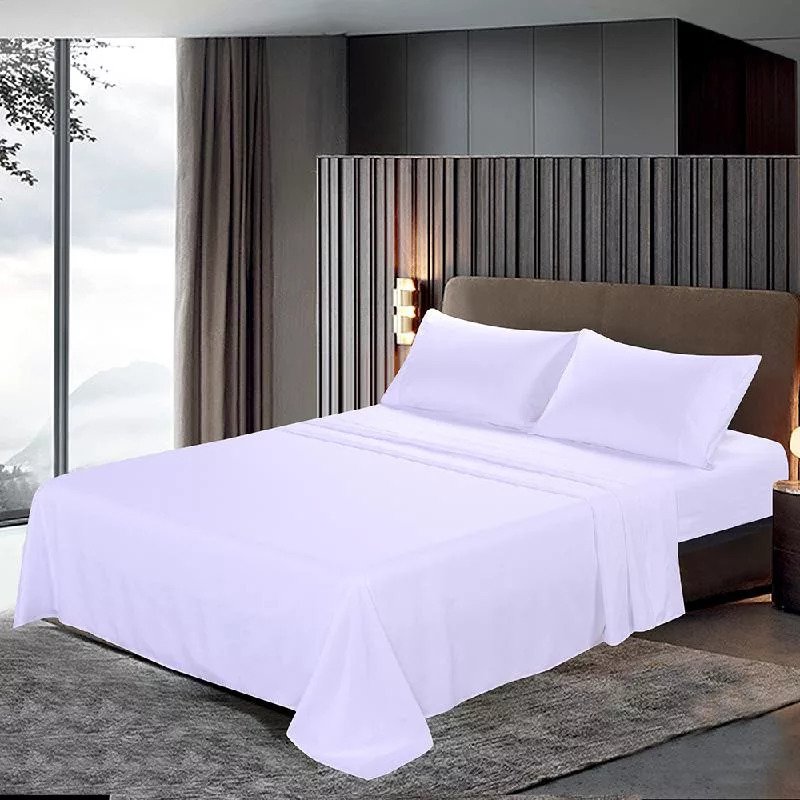 hotel bedding sheet set 100% cotton fabric bed linen textile manufactures