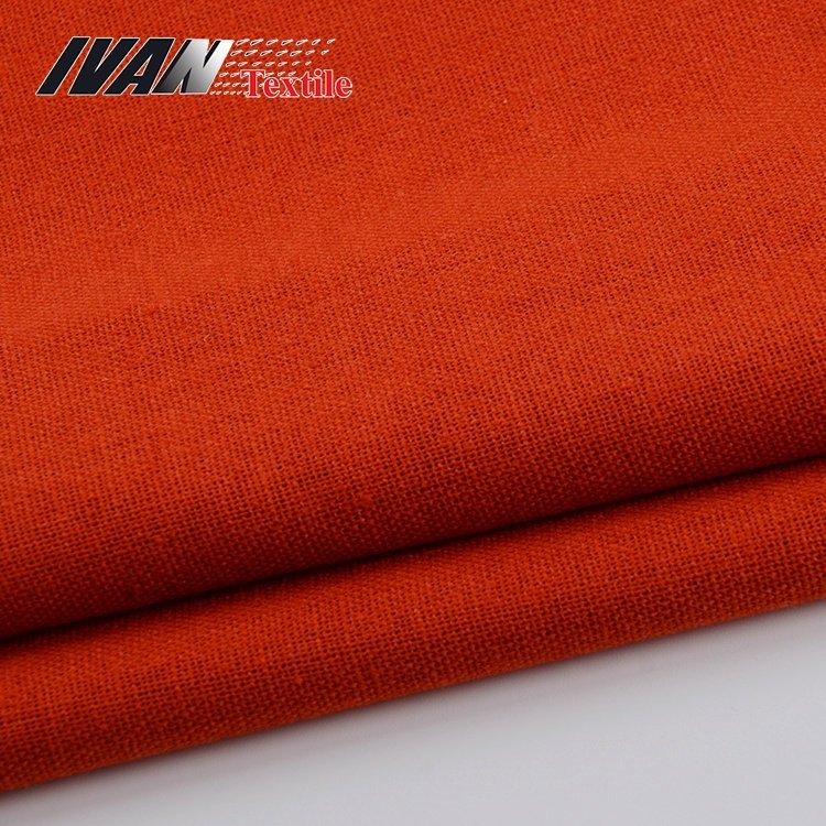 Hot sale OEM Bangladesh plain woven polyester rayon cotton linen fabric for dress