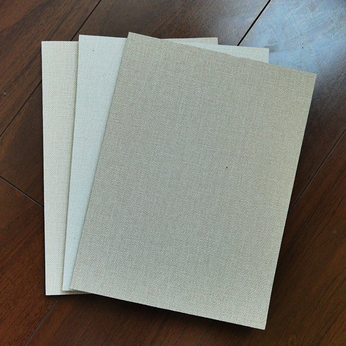wpc wall panels 8mm fabric pattern covering for home Hotel bedroom decoration, Bamboo Fiber Wall Panels