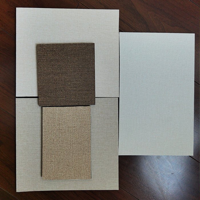 wpc wall panels 8mm fabric pattern covering for home Hotel bedroom decoration, Bamboo Fiber Wall Panels