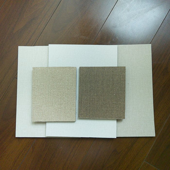 wpc wall panels 8mm fabric pattern covering for home Hotel bedroom decoration, Bamboo Fiber Wall Panels