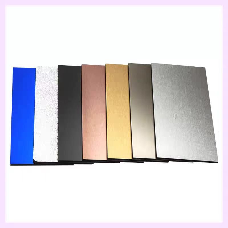 Bamboo charcoal wood veneer metal film decorative wall panel bamboo carbon fiber wood veneer