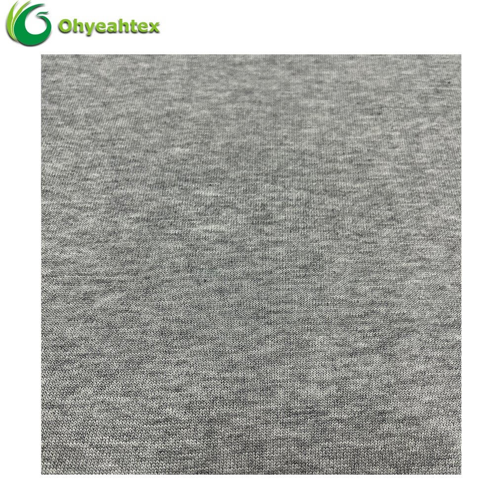 Eco-friendly Heavy Weight Bamboo Organic Cotton Brush French Terry Fabric For Sweatshirt