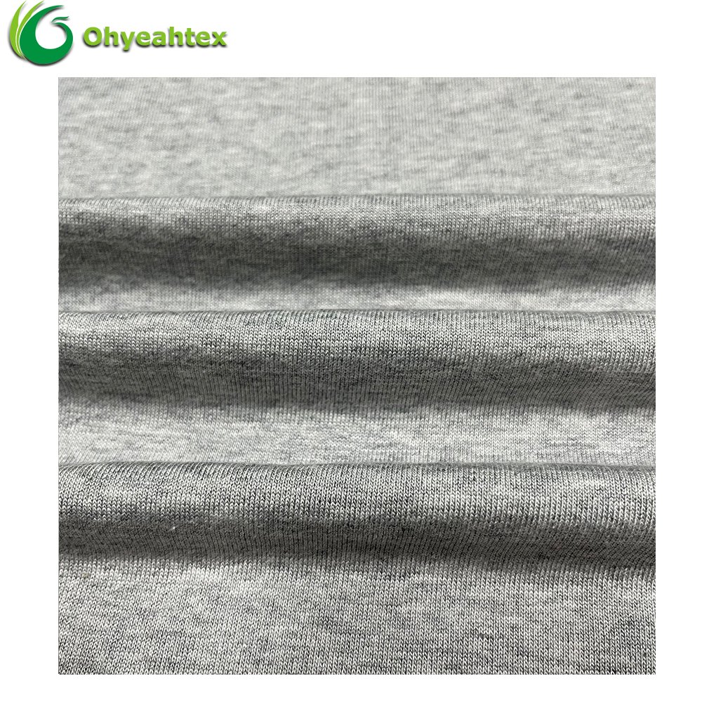 Eco-friendly Heavy Weight Bamboo Organic Cotton Brush French Terry Fabric For Sweatshirt