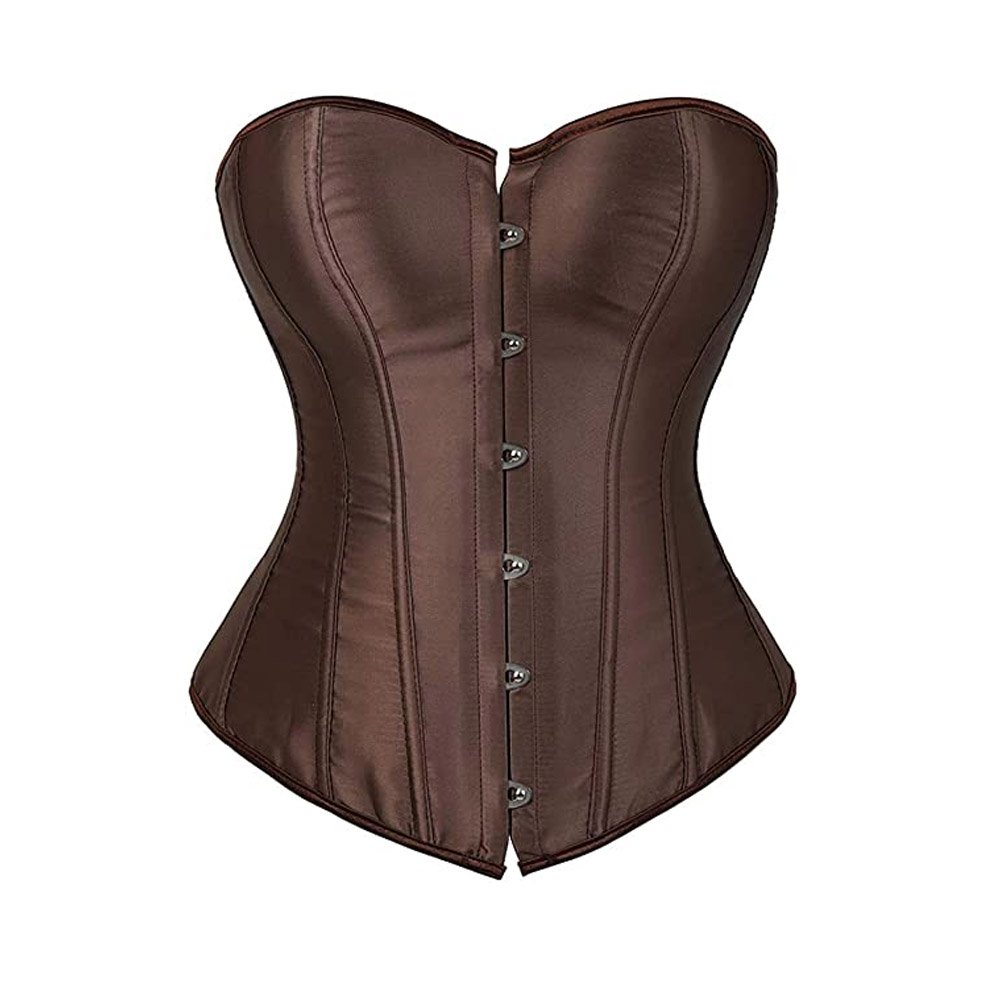 12 Steel Bones Women Classic Slimming Tummy Corsets Stitching Belt Waist Trainer
