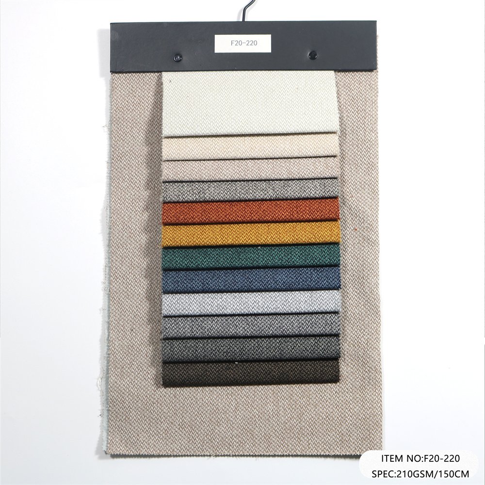 Coarse linen sofa fabric polyester linen tablecloth pillow cushion car cover soft linen fabric upholstery