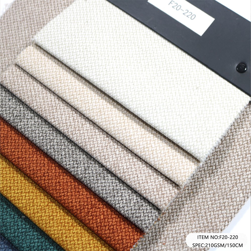 Coarse linen sofa fabric polyester linen tablecloth pillow cushion car cover soft linen fabric upholstery