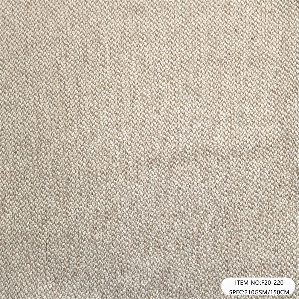 Coarse linen sofa fabric polyester linen tablecloth pillow cushion car cover soft linen fabric upholstery