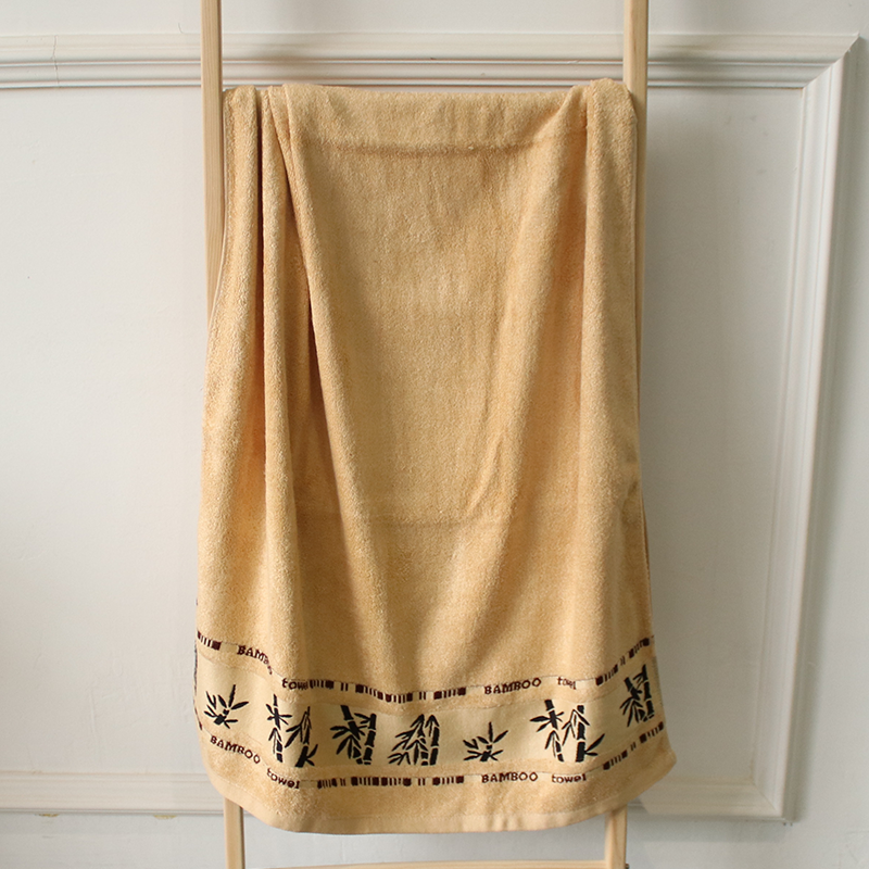 Morden Luxury Hot Selling 100% Bamboo Fiber Terry Soft Touching Bathroom Woven Face Towel