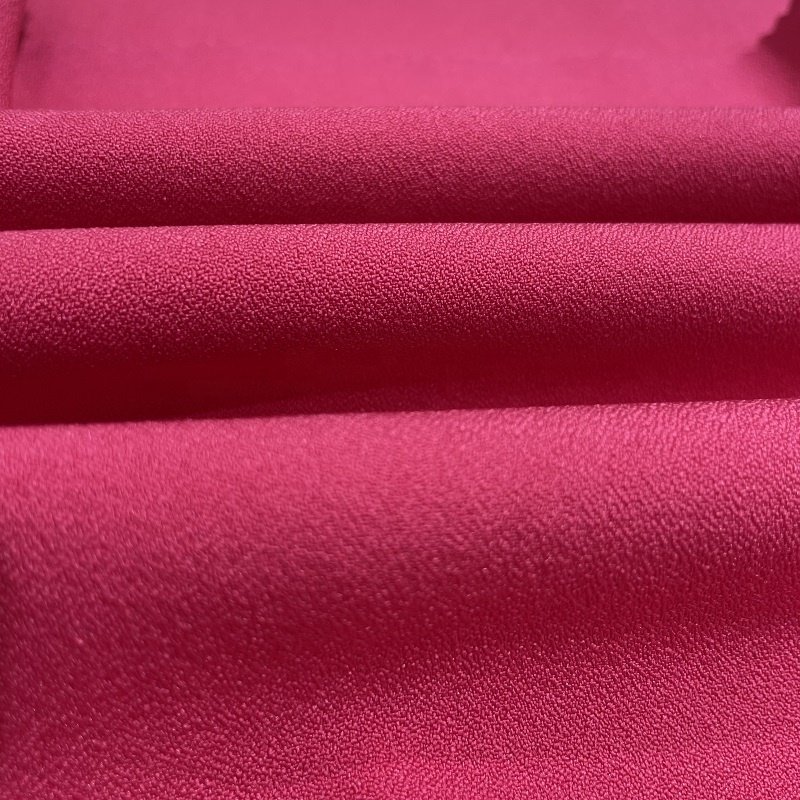 Chinese factory own greige Hot selings 2024 moss crepe without spandex fabric 100%poly lady zara PD