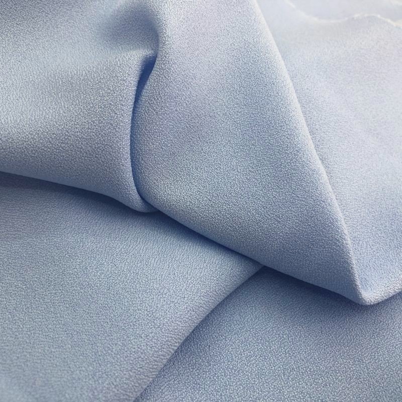 Chinese factory own greige Hot selings 2024 moss crepe without spandex fabric 100%poly lady zara PD