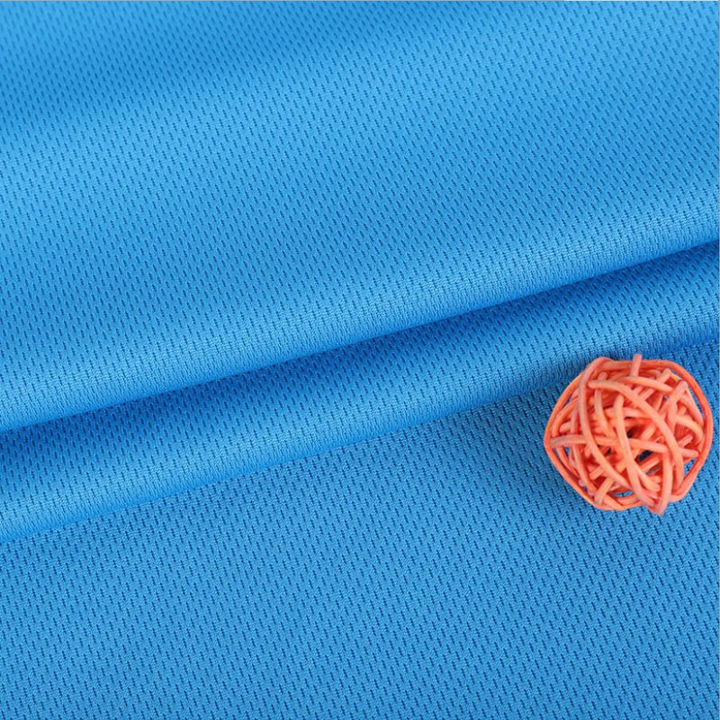 Hot Selling 100% Polyester Bird Eye Mesh Fabric For T Shirts Mesh Breathable Quick Dry Knit Fabric For Sports Wear