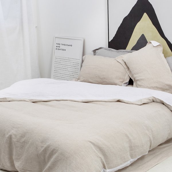 100% linen 280cm extra wide fabric for linen bedding pillow flat sheet curtain home textile flax natural color