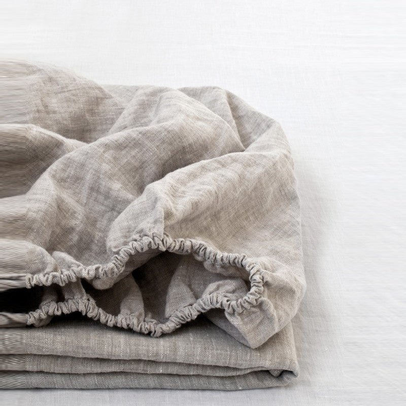 100% French Flax linen bedding wholesale oeko-tex nature french linen duvet cover set stone washed bedding set flax bedsheet