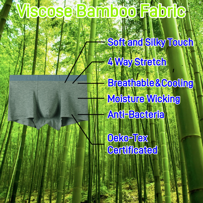Z073 OEKO-TEX STANDARD 100 Comfortable And Soft Bamboo Material Eco-friendly Spandex Fabric For Underwear