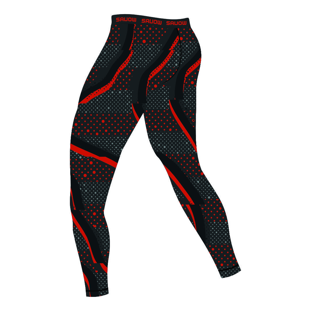 Sublimation custom BJJ MMA Running workout Training Compression Pants Sports Leggings Men Leggings High Elasticity belt Fitness