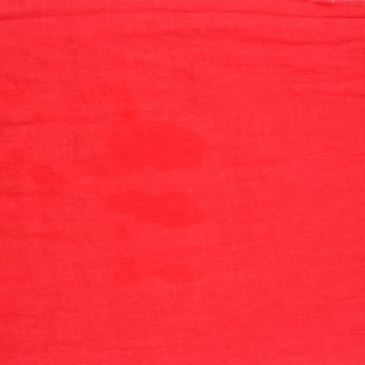 New design red plain dyed woven italian bulk 100% linen fabric for clothing