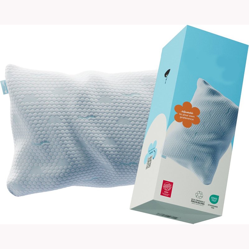 Custom Logo Cooling Sleeping Bamboo Neck Support Adjustable Height Shredded Memory Foam Pillow