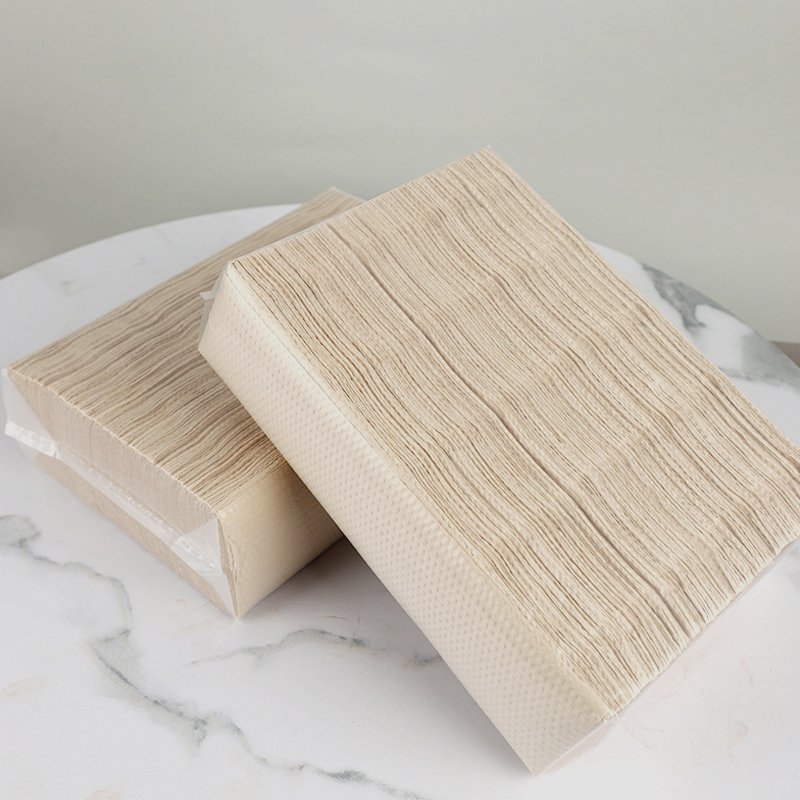 OEM ODM Factory's Soft Folded 2 Ply Bamboo Pulp Hand Towel 100-250 Pieces Box Set For Home Use Household Facial Tissues