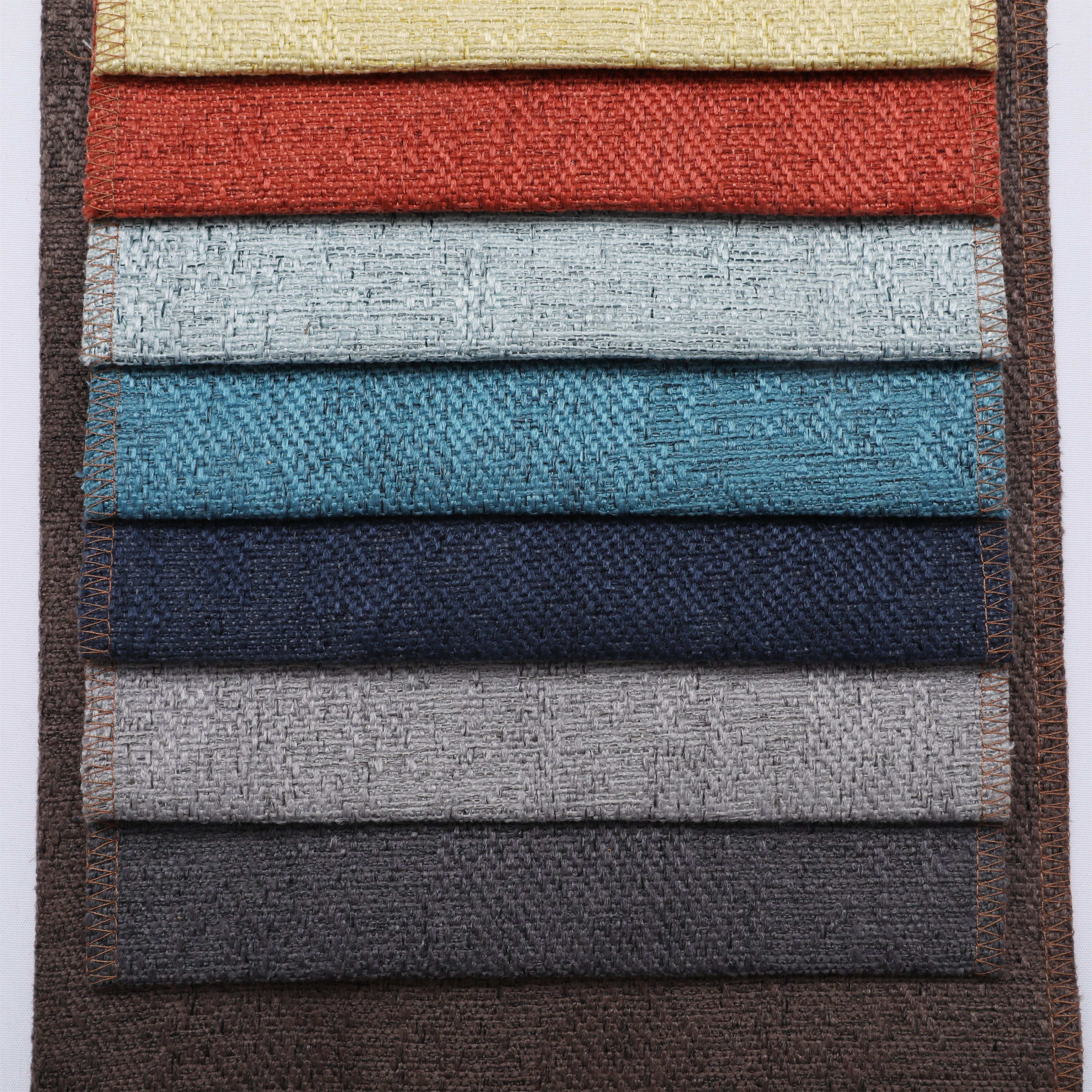 Upholstery high quality faux linen polyester sofa fabric for hometextile furniture fabric