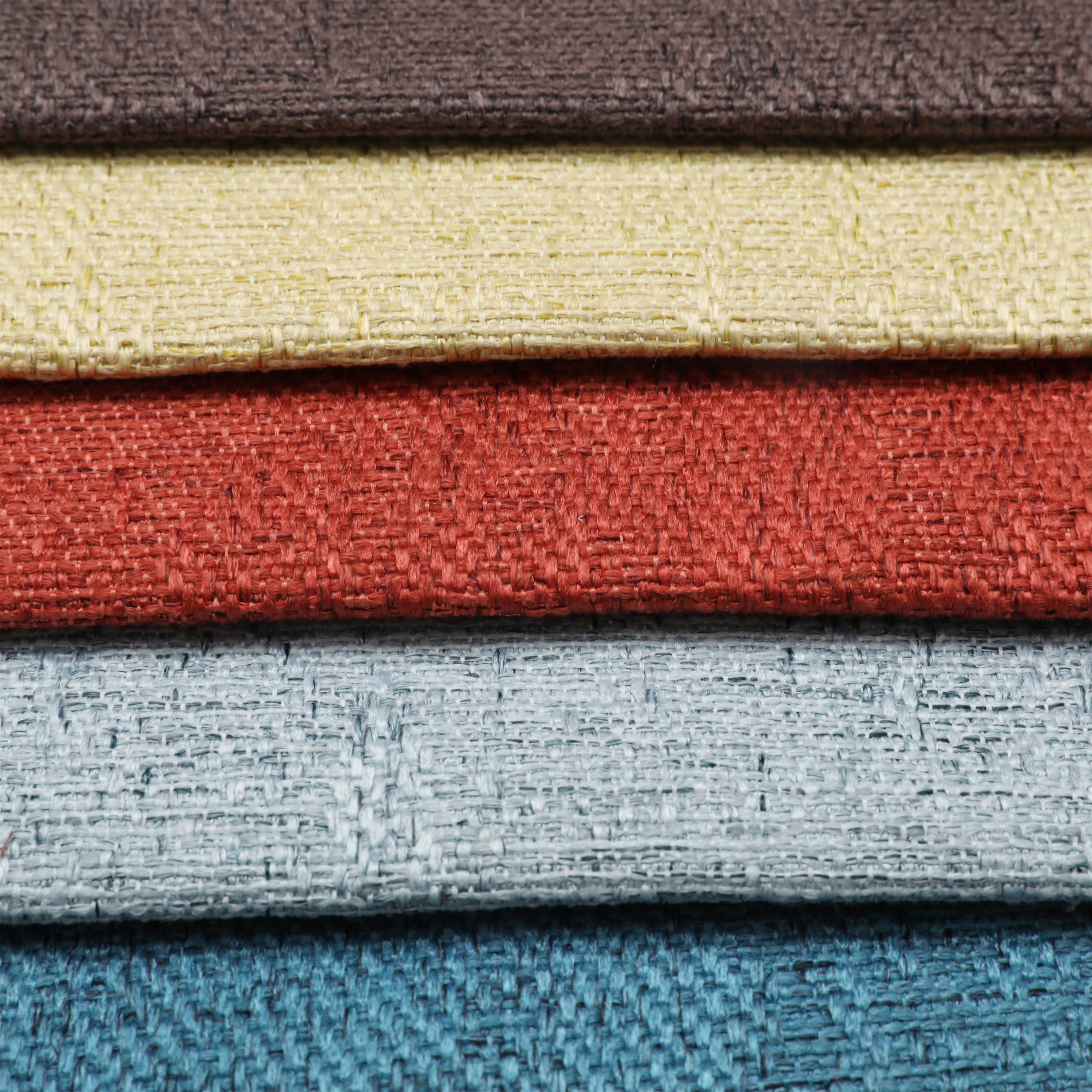 Upholstery high quality faux linen polyester sofa fabric for hometextile furniture fabric