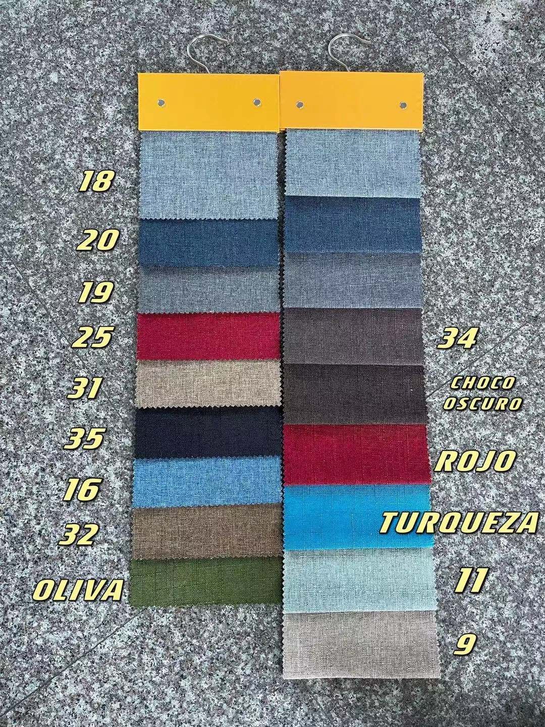 Sende textile new collection linen fabrics for sofas upholstery sofa fabric
