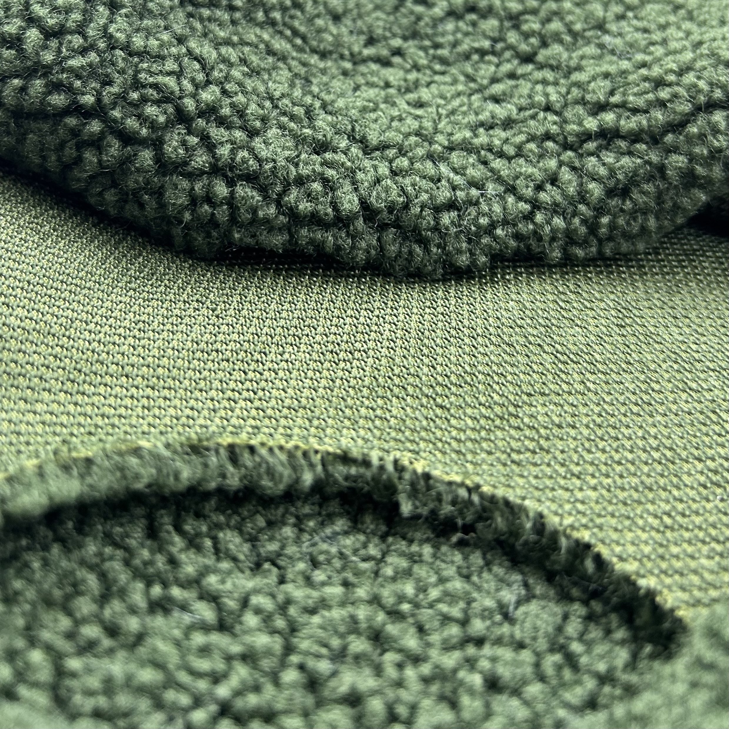 100% Polyester Fabric Knitted Teddy Bear Fur Fabric Sherpa Fleece Stretch Velvet Fabric