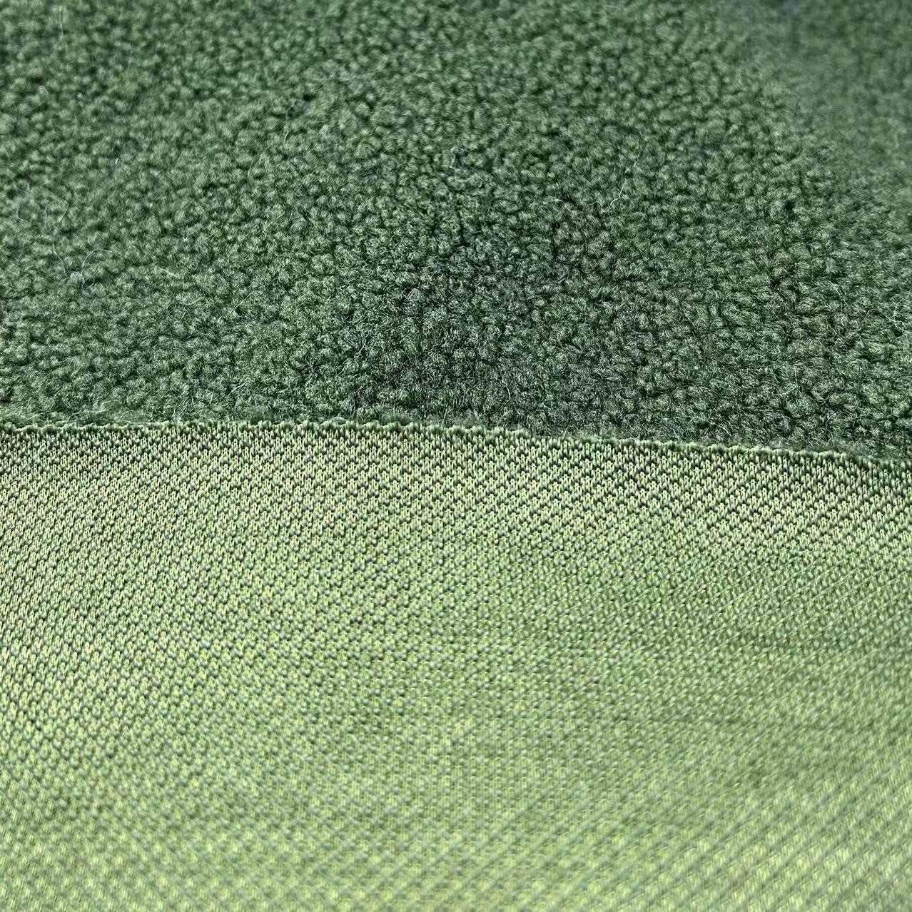 100% Polyester Fabric Knitted Teddy Bear Fur Fabric Sherpa Fleece Stretch Velvet Fabric
