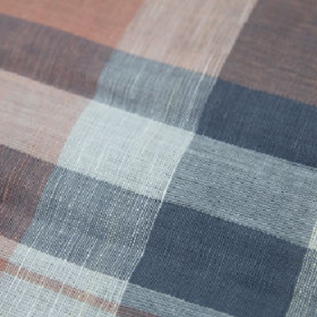 Stock High Quality Woven Linen Cotton Yarn Dyed Check Fabric For Skirt Shirt Dress European Flax & OCS