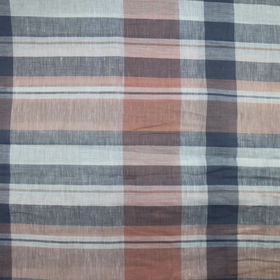 Stock High Quality Woven Linen Cotton Yarn Dyed Check Fabric For Skirt Shirt Dress European Flax & OCS