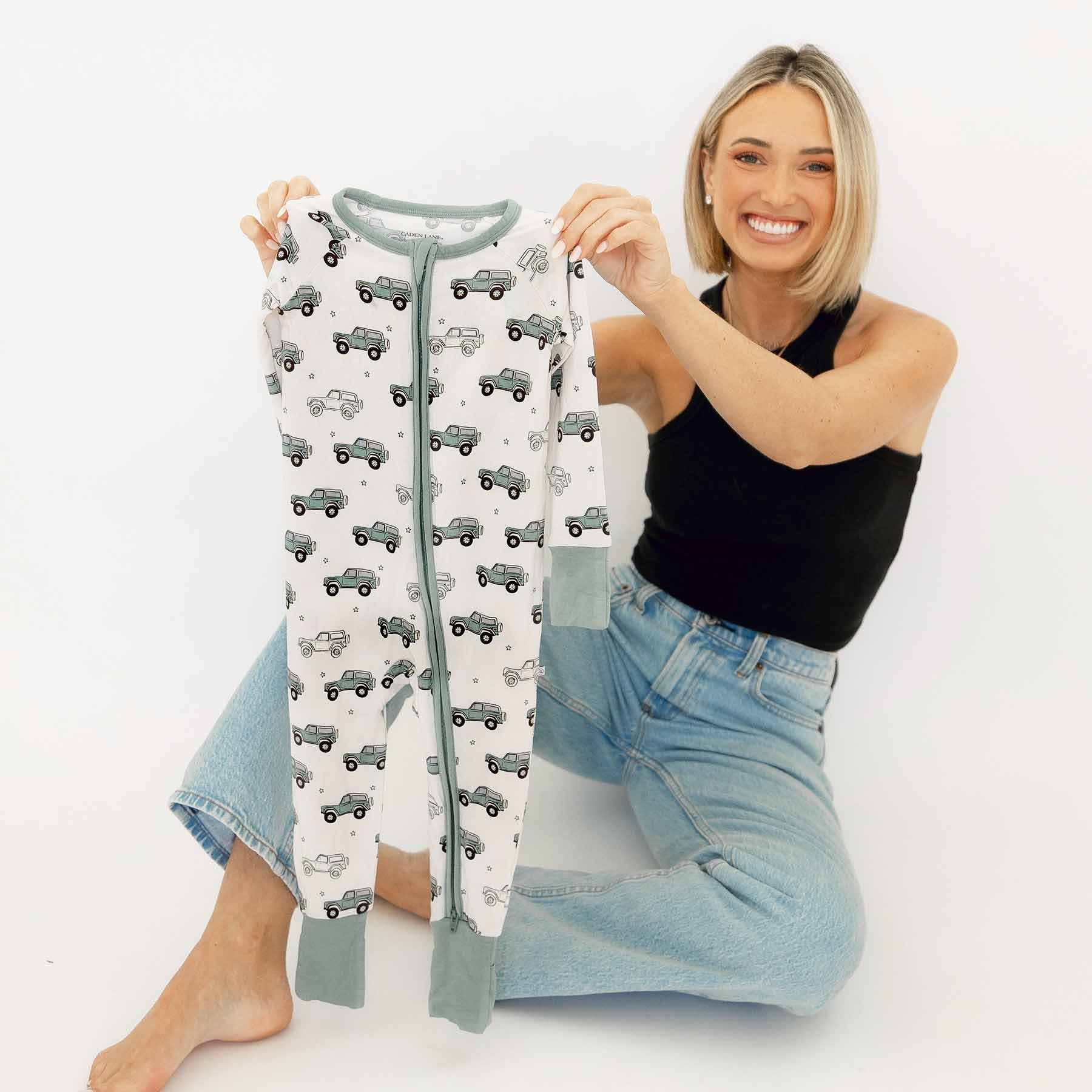 Breathable Fabric Full-printing Baby Clothes Hot-sale Baby Long-sleeve Zipper Romper for Baby Boys and Girls
