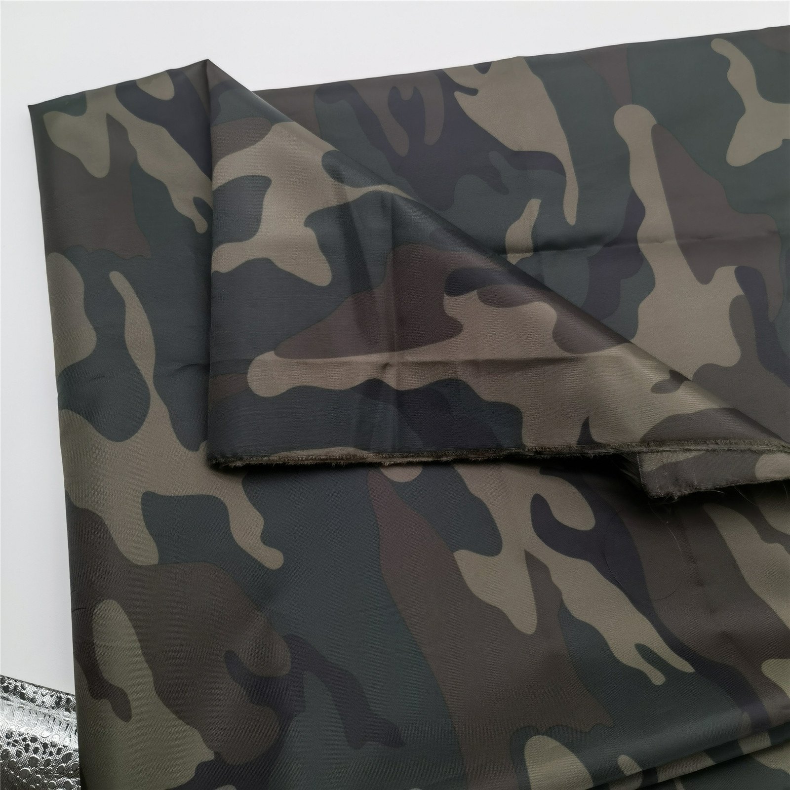 Hot sale waterproof 63D camouflage printed 100% recycled polyester taffeta fabric for lining