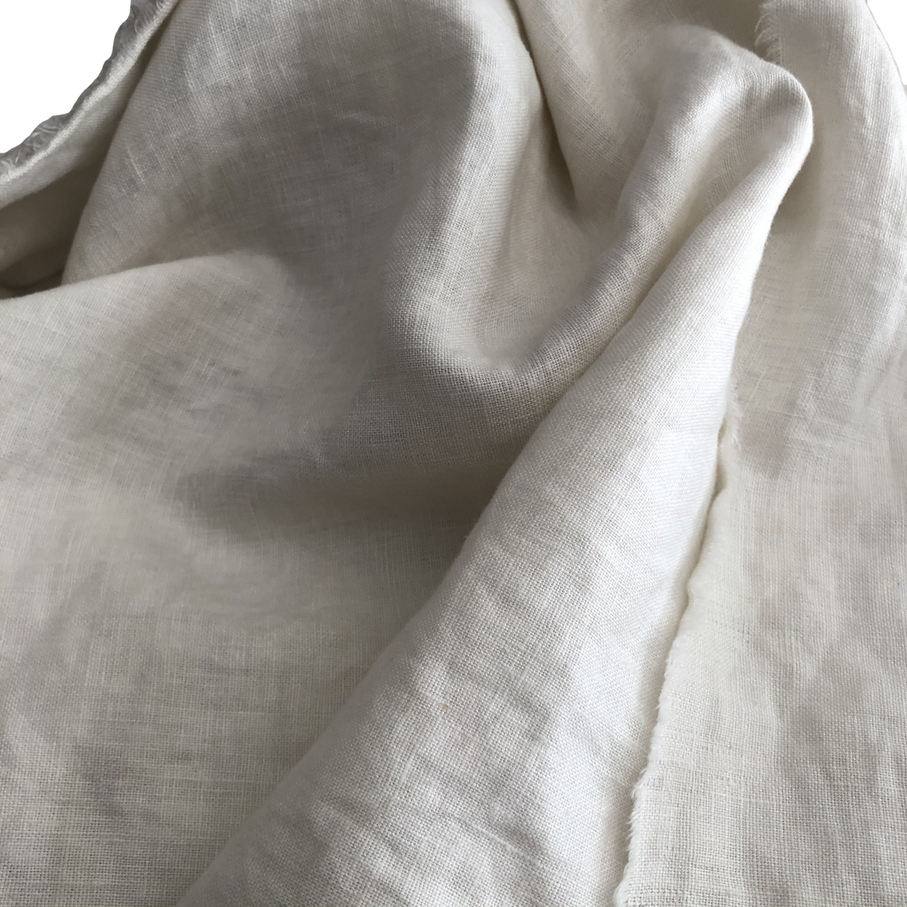 270GSM 100% Linen Heavy Plain Dyed Woven Natural Solid Color Fabric For Autumn And Winter Clothing High Quality Custom Fabrics