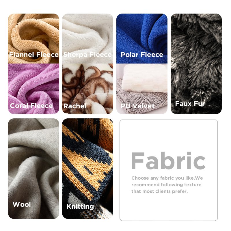 High Quality Polyester Blanket Fabric Home Fluffy Modern Korean Style Pattern Flannel Fleece Throw Blanket