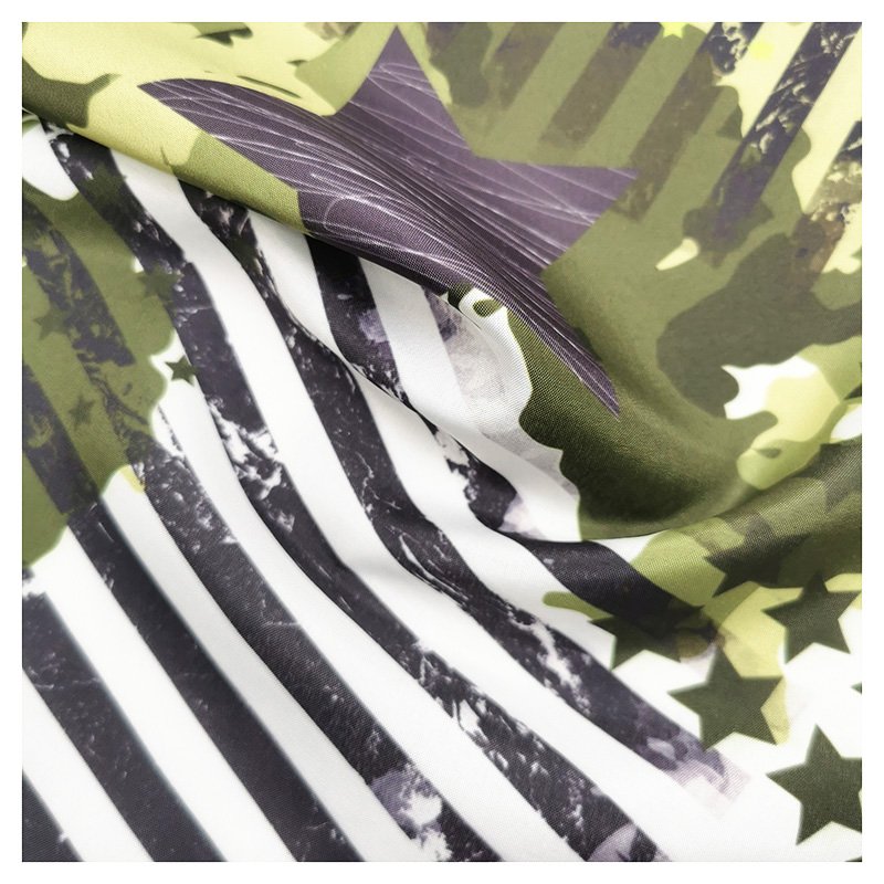 custom design printing 190T polyester pongee fabric for garment/lining