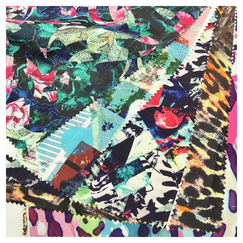 custom design printing 190T polyester pongee fabric for garment/lining
