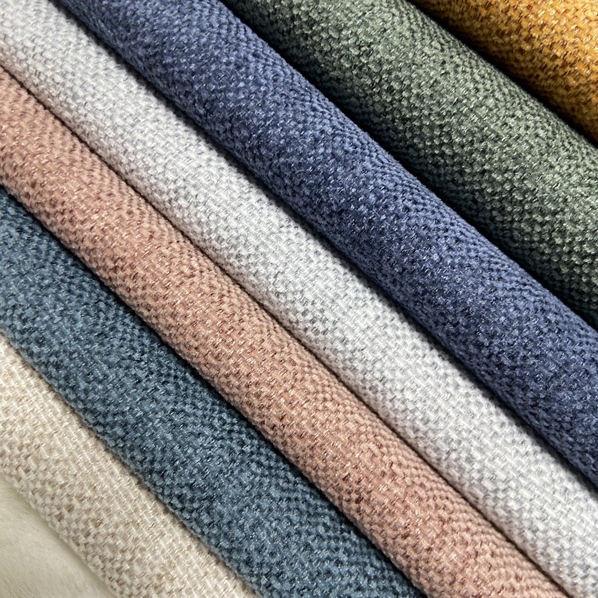 Modern designs luxury high quality 100% polyester upholstery fabric imitation linen fabric for curtain and sofa