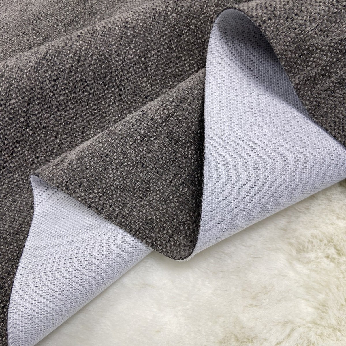 Modern designs luxury high quality 100% polyester upholstery fabric imitation linen fabric for curtain and sofa