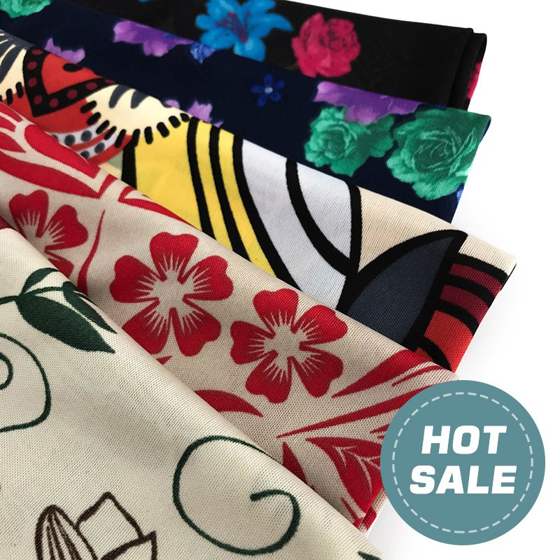Interlock Printed Guaranteed quality Cheap supplier 100% polyester fabric for Egypt lining