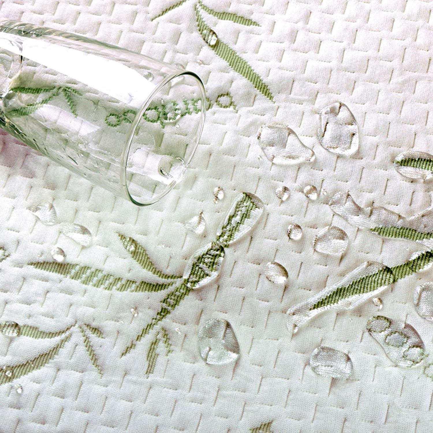 Soft breathable 22years factory made Bamboo waterproof mattress cover
