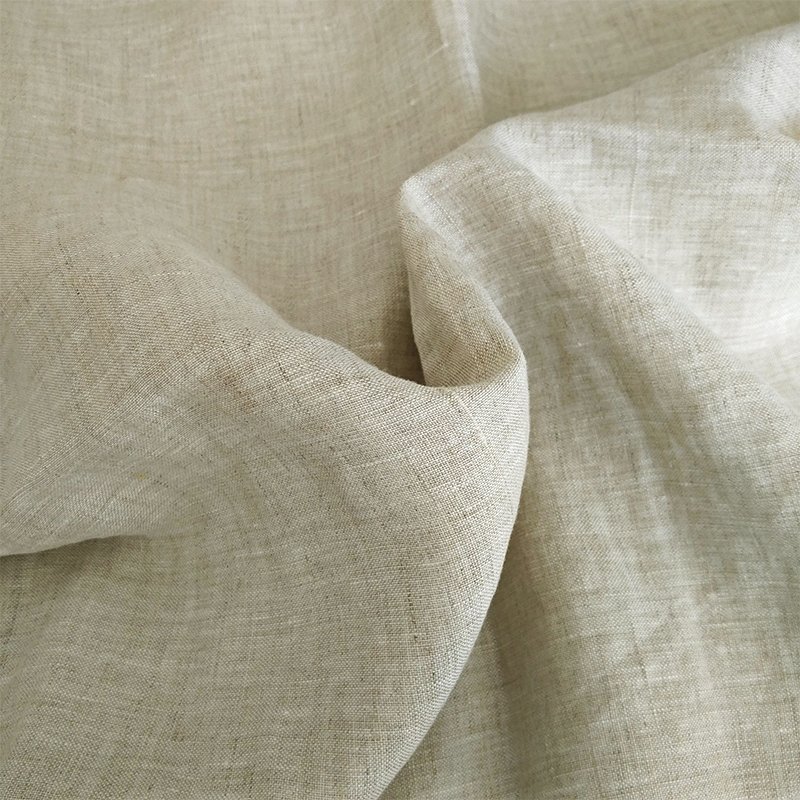 Vintage Rustic Stone Wased French 100% Flax Linen Fabric Wholesale For Bedding