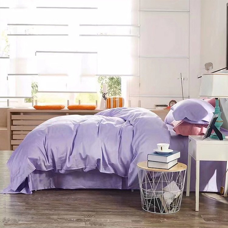 Factory Supply Custom Solid Color Woven 300T Bamboo Fiber Home Textile Fabric