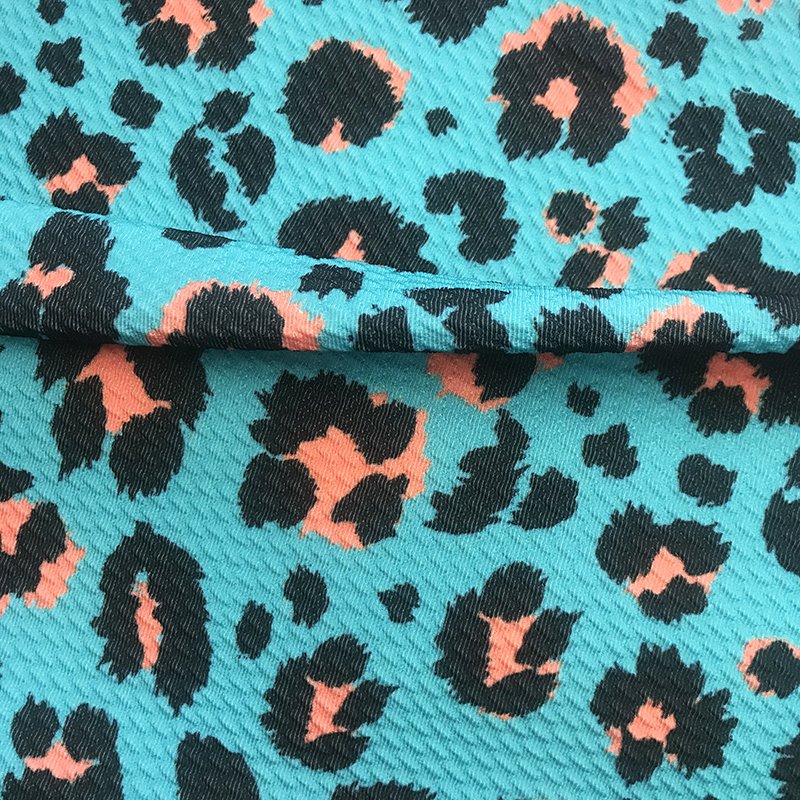 Hot Selling Leopard Liverpool Fabric Solid Color Bullet Fabric