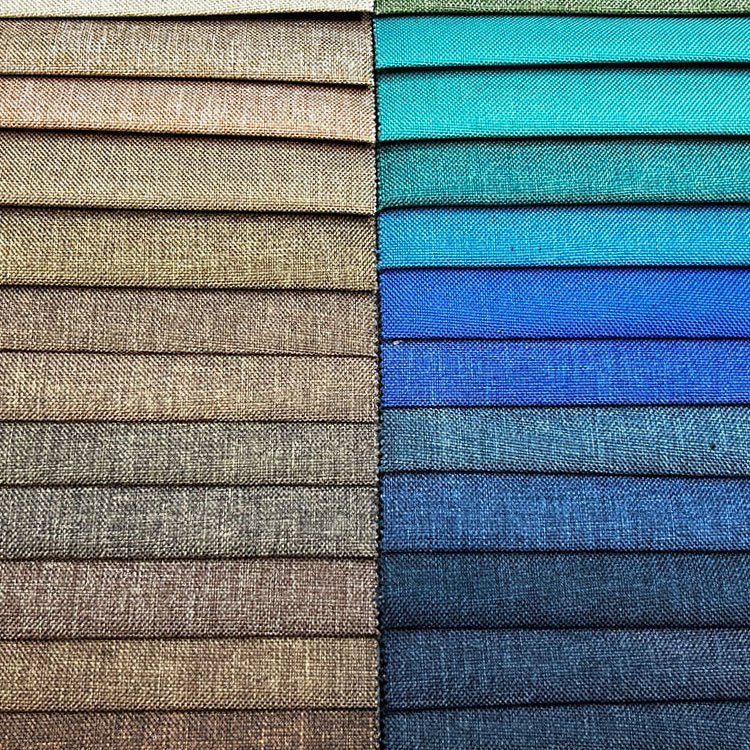 700D Home Deco Linen Look Fabric Sofa Fabric Furniture Upholstery Polyester Linen Fabric For Sofa