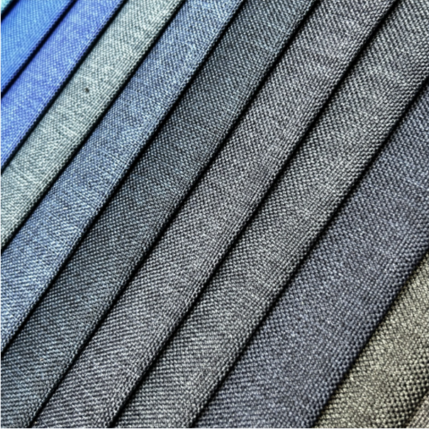 700D Home Deco Linen Look Fabric Sofa Fabric Furniture Upholstery Polyester Linen Fabric For Sofa